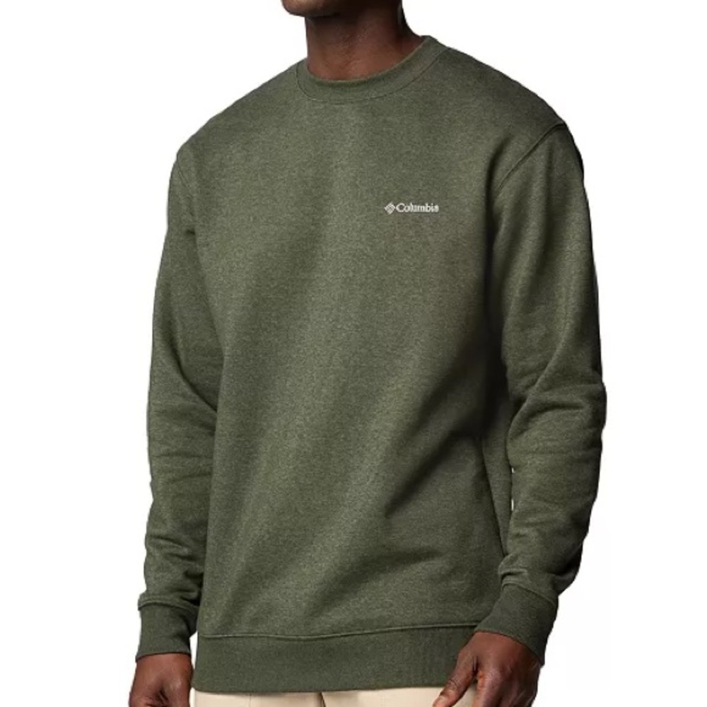 Columbia Olive Green Crewneck Sweatshirt Pullover Men’s Size Large NWOT